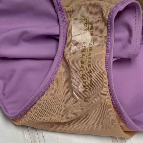 Old Navy Womens 2X High-Waisted Secret-Slim Plus-Size Swim Bottoms Purple Lilac - Picture 4 of 9